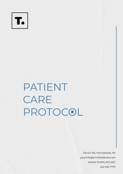 Free Patient Care Protocol Template to Edit Online