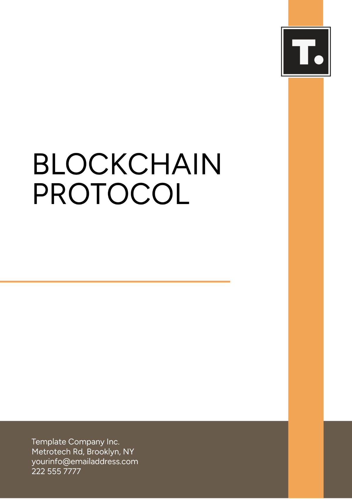 Blockchain Protocol Layout Template - Edit Online & Download