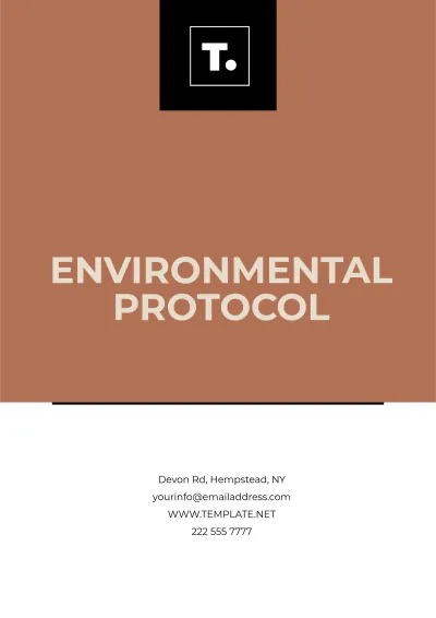Free Environmental Protocol Template to Edit Online