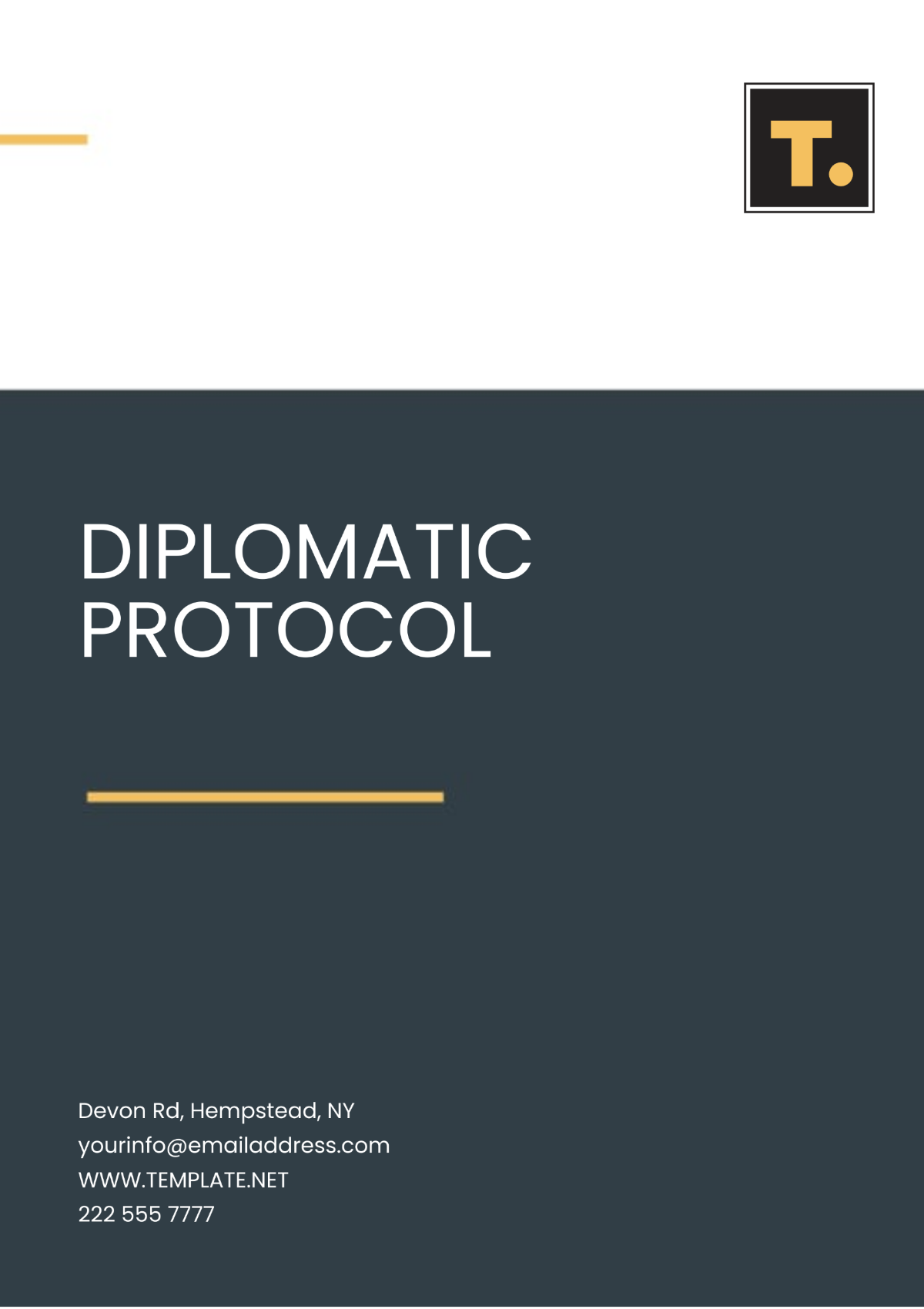 Diplomatic Protocol Outline Template - Edit Online & Download