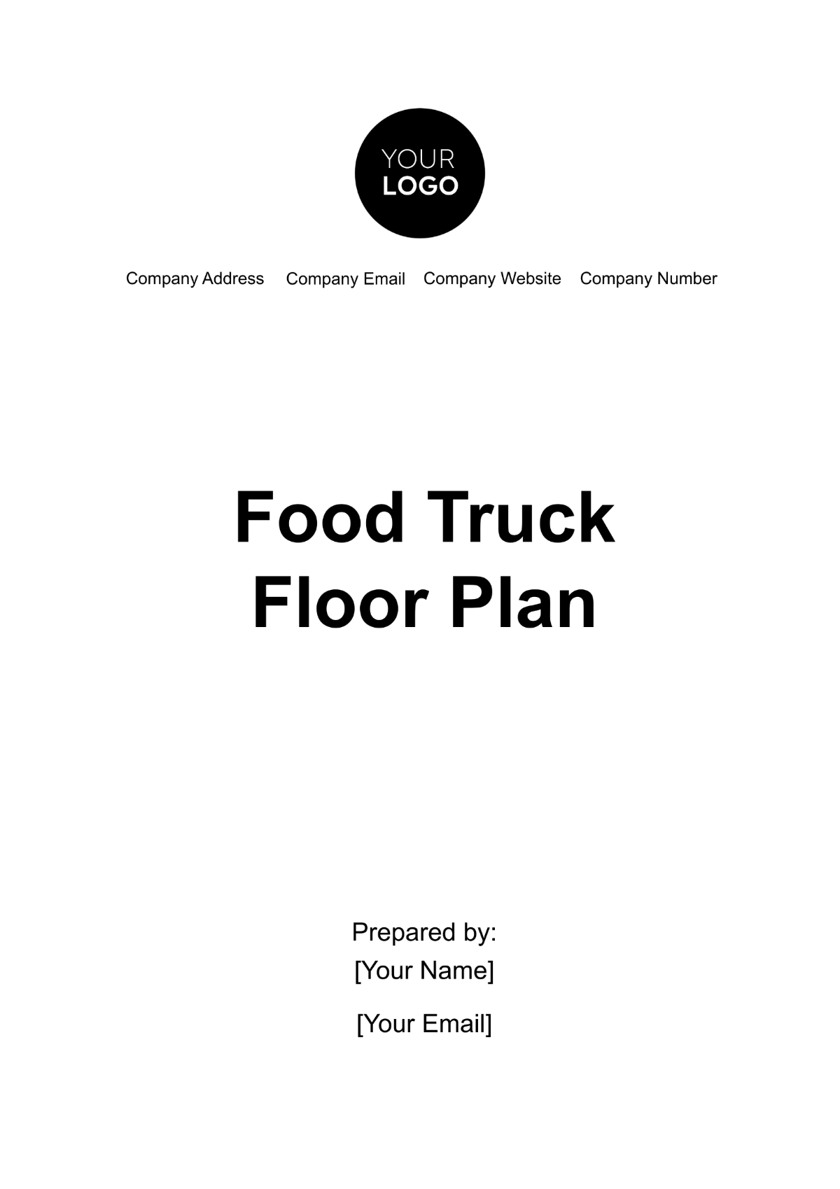 Food Truck Floor Plan Template - Edit Online & Download