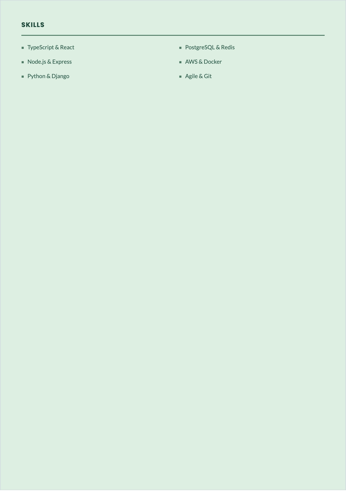 Free Career Objective for Fresher ATS Resume Template