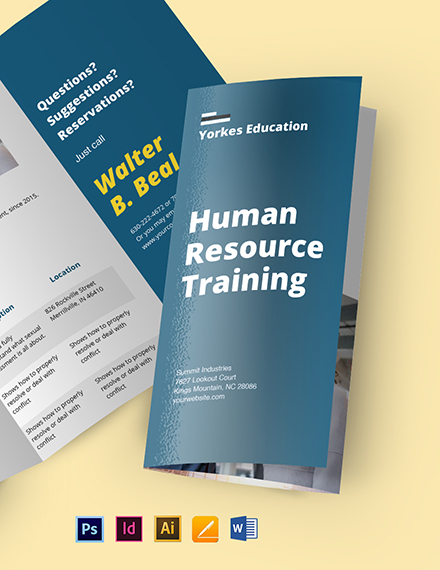 Image 6 for Training Brochure Template