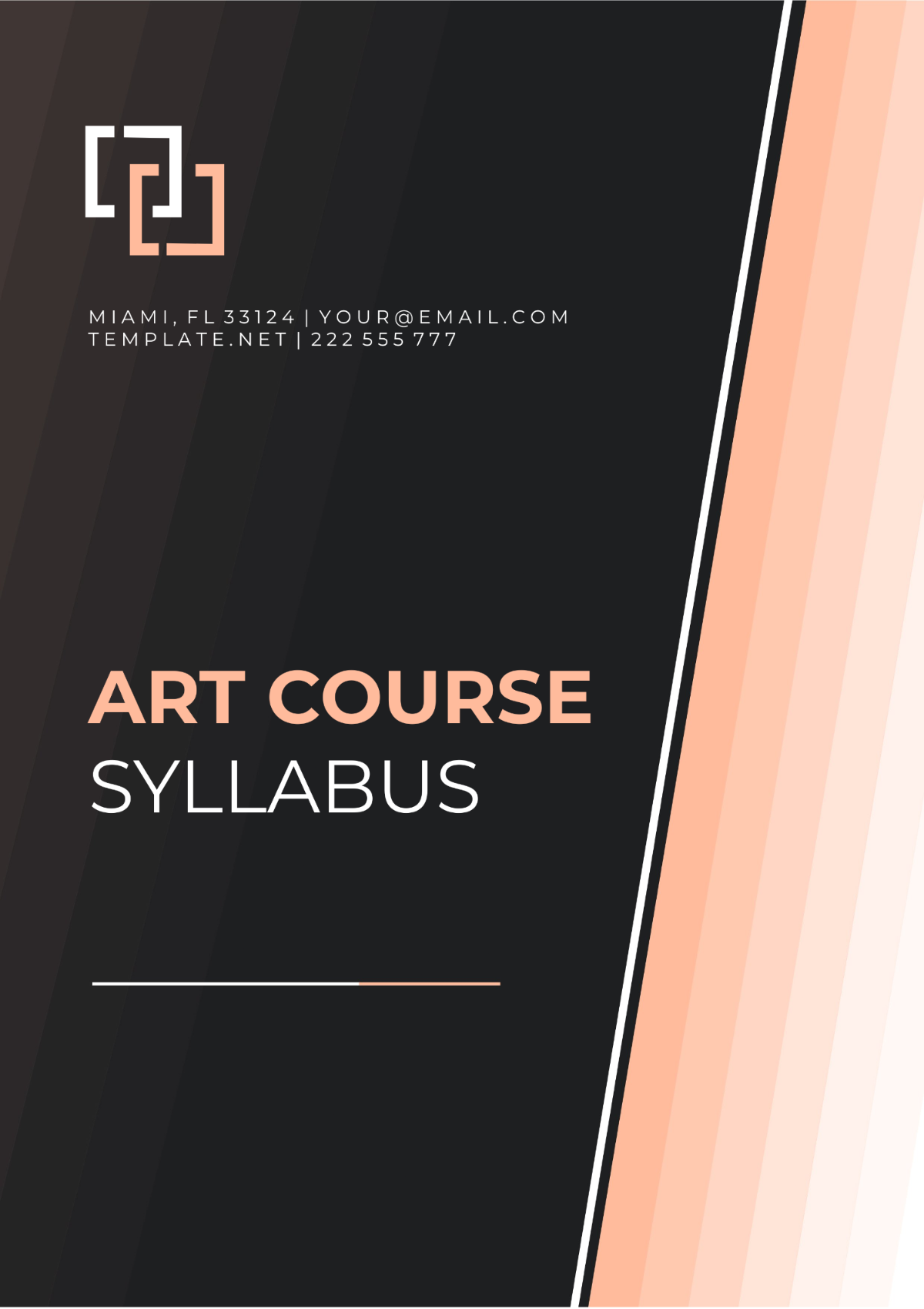 Aesthetic Art Course Syllabus Template - Edit Online & Download