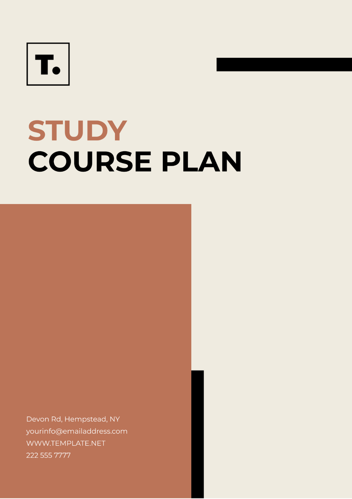 Free Study Course Plan Template - Edit Online & Download | Template.net