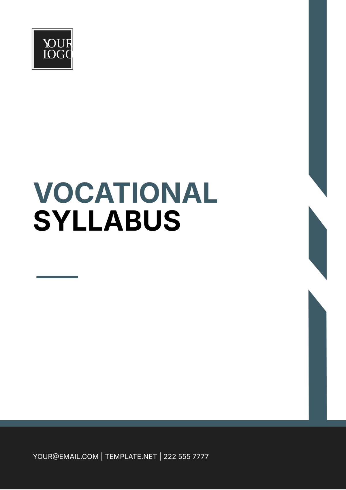 Vocational Syllabus Template