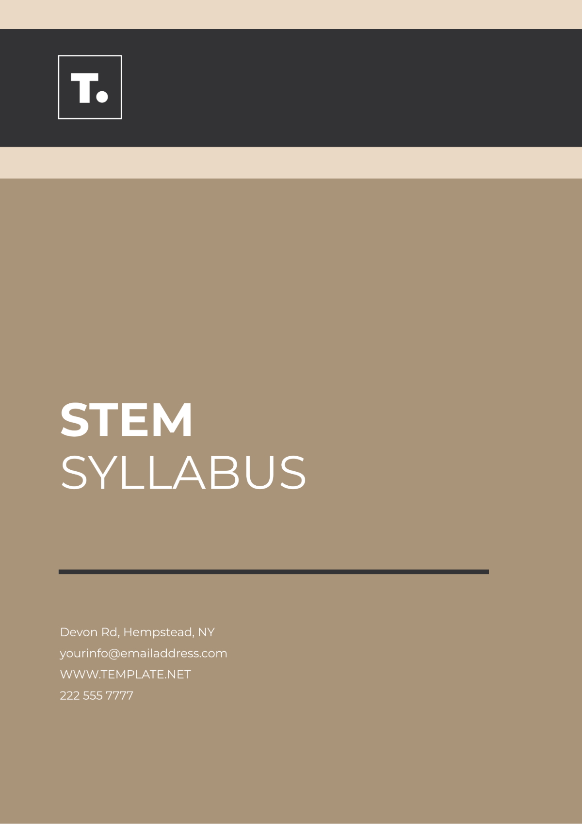 STEM Syllabus Template