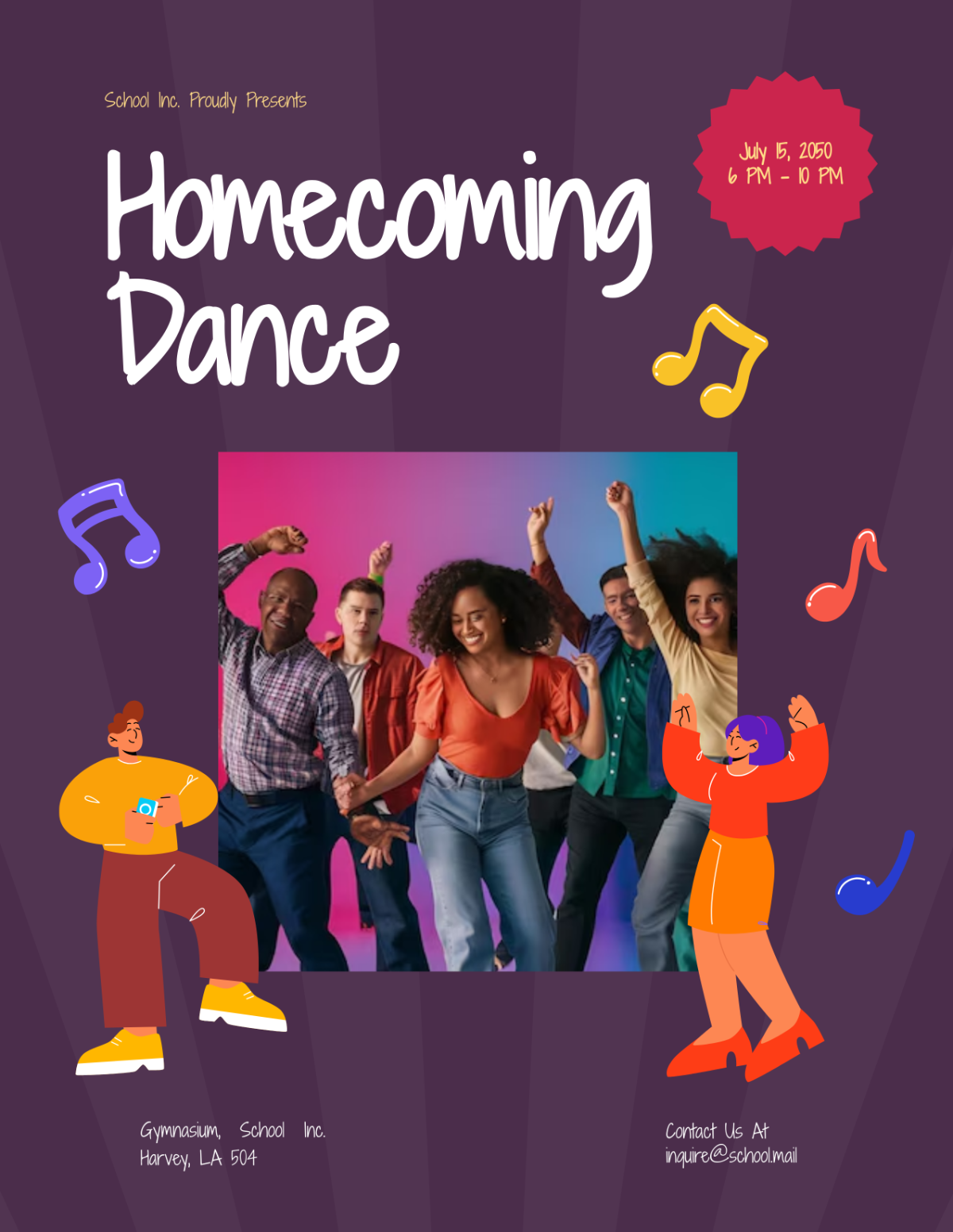 Homecoming Flyer Template