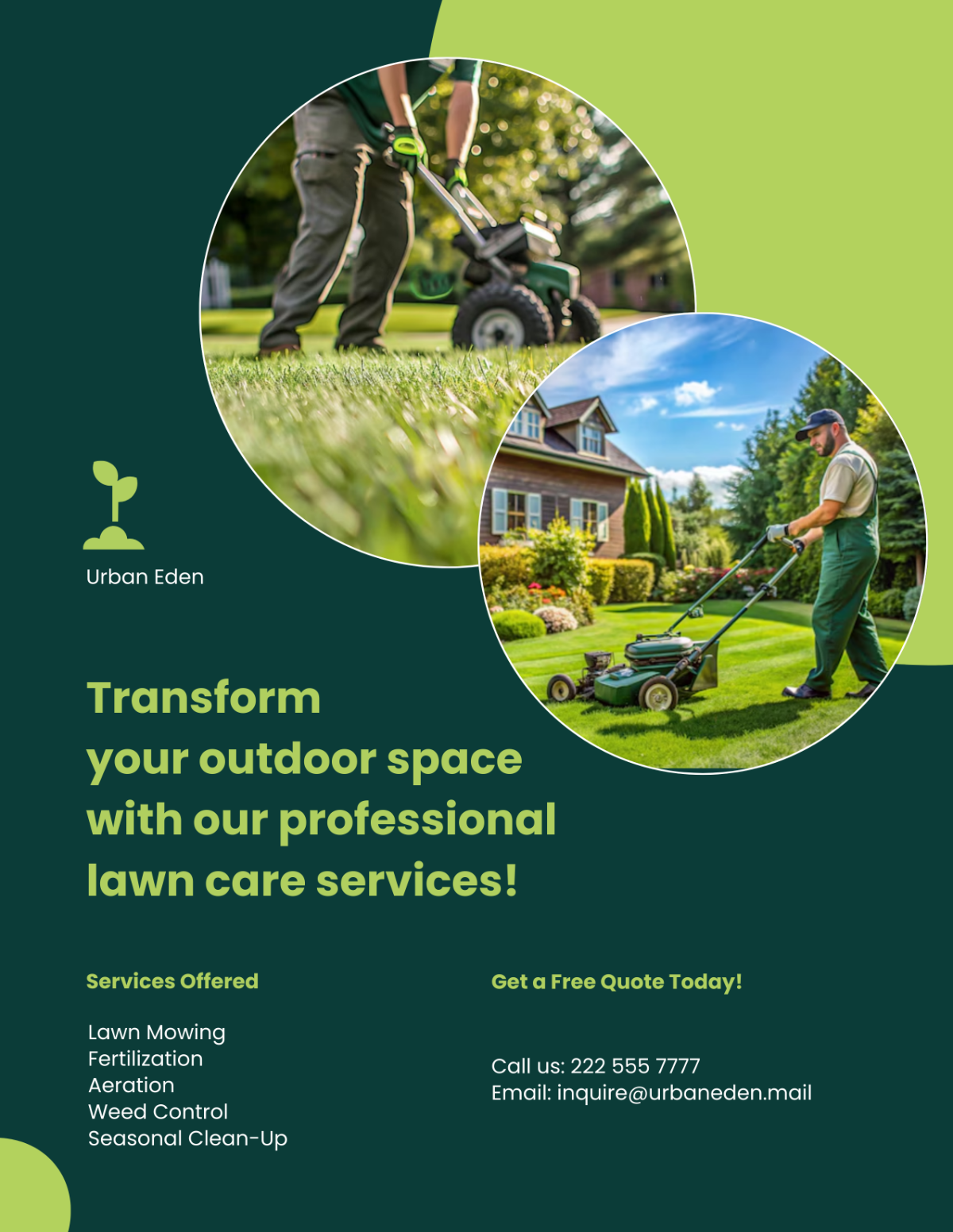 Lawn Care Flyer