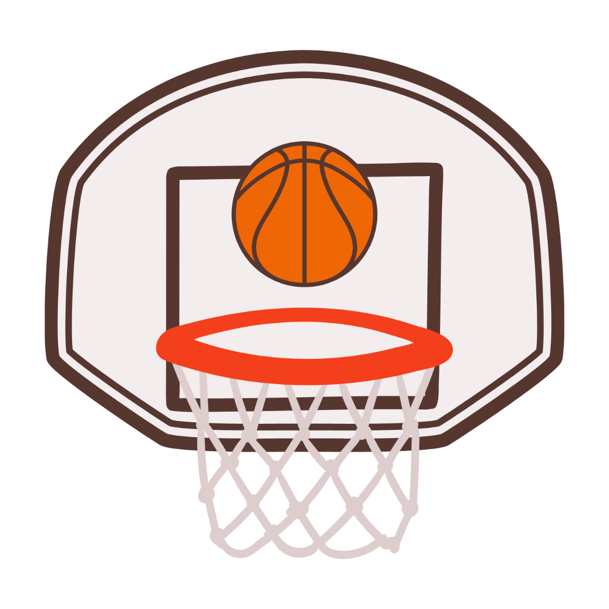 Transparent Basketball Clipart