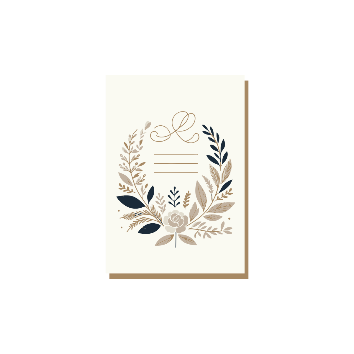 Floral Invitation Clipart