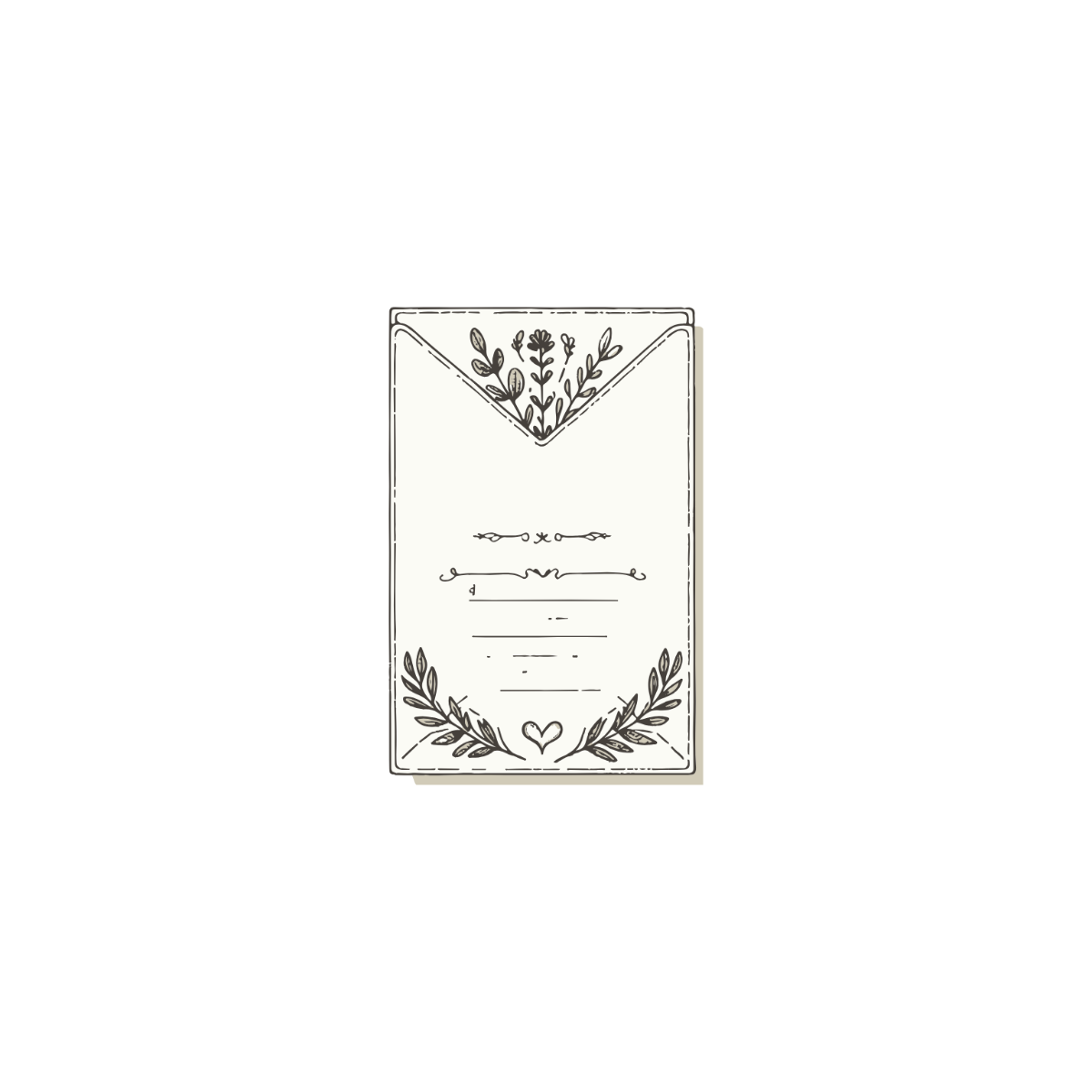 Hand-Drawn Invitation Clipart