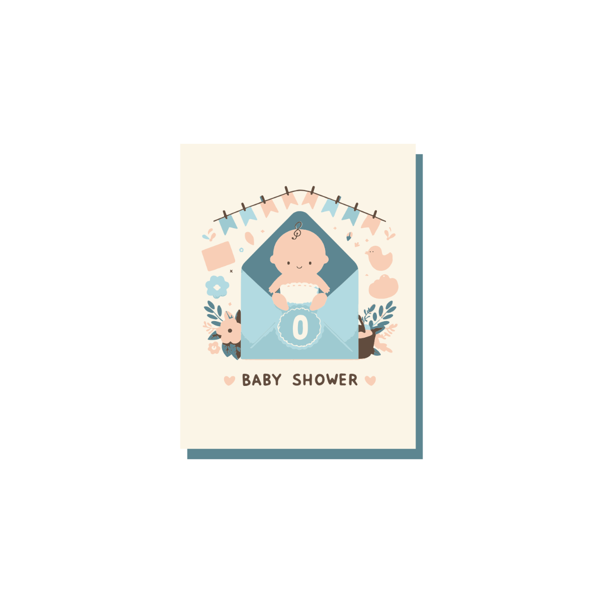 Baby Shower Invitation Clipart