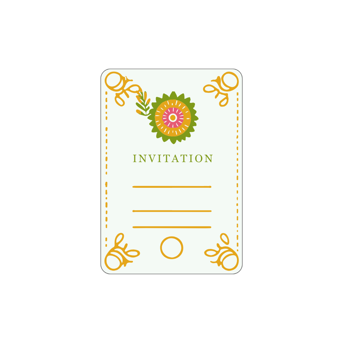 Colorful Invitation Clipart - Edit Online | Template.net