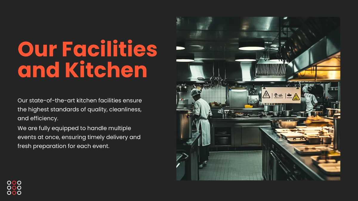 Free Catering Presentation Template to Edit Online