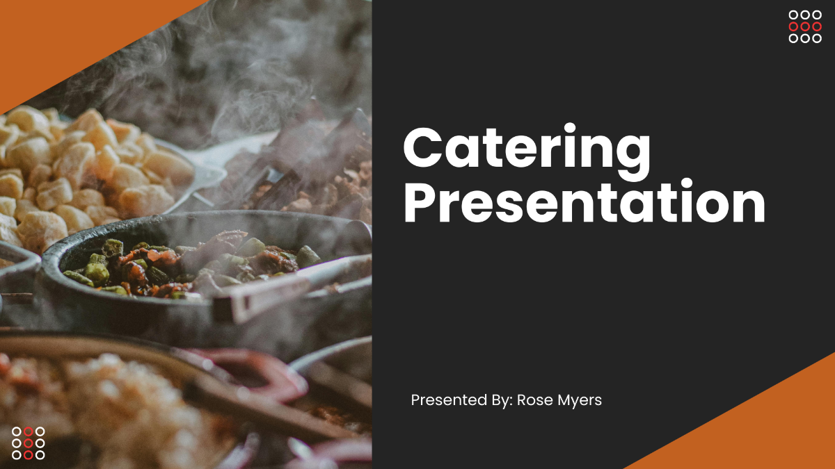 Catering Presentation Template