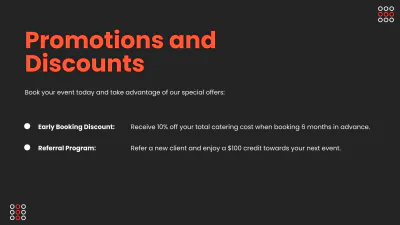 Free Catering Presentation Template to Edit Online
