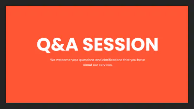 Free Catering Presentation Template to Edit Online