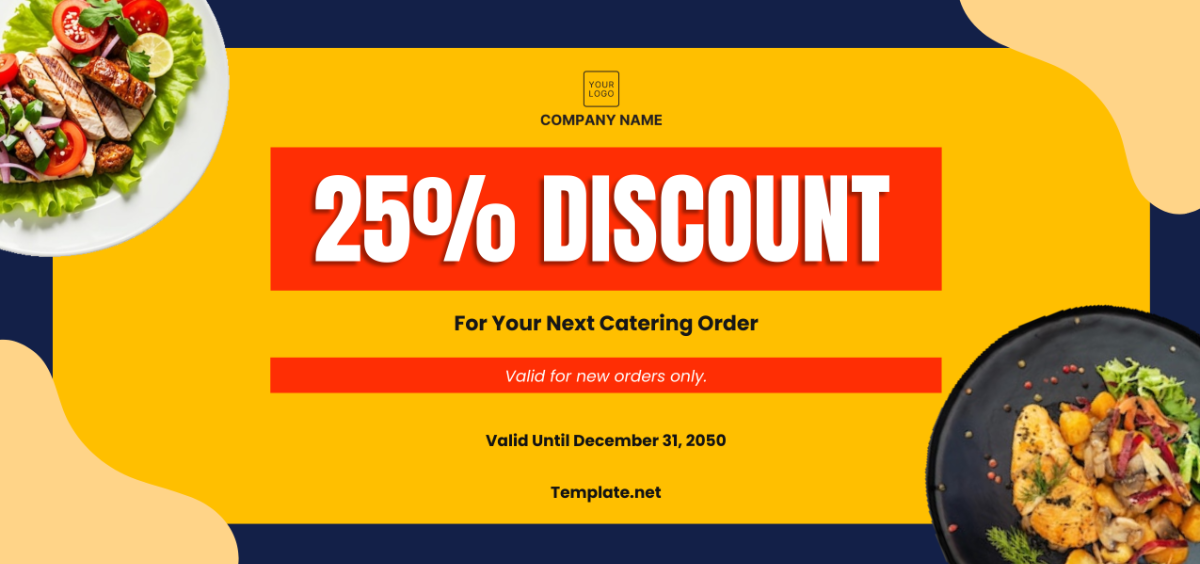 Catering Coupon Template