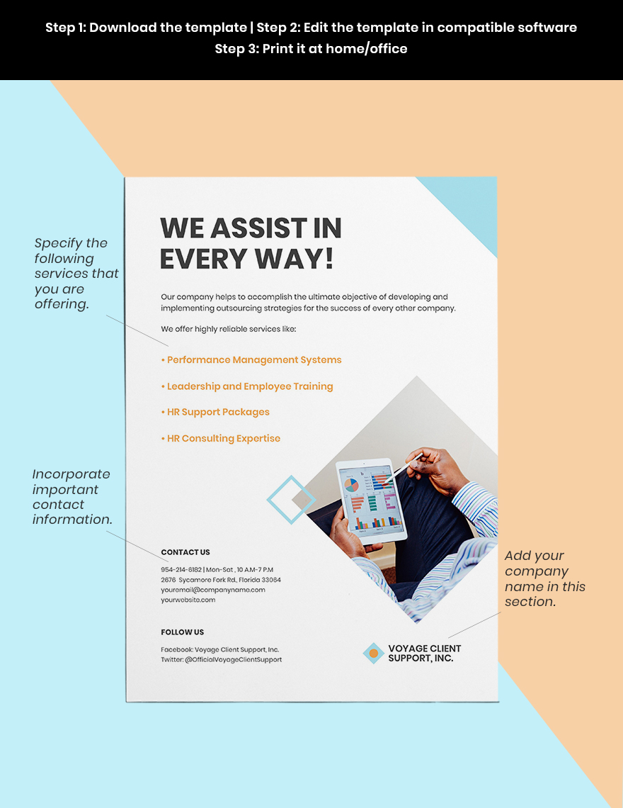 HR Services Flyer Template