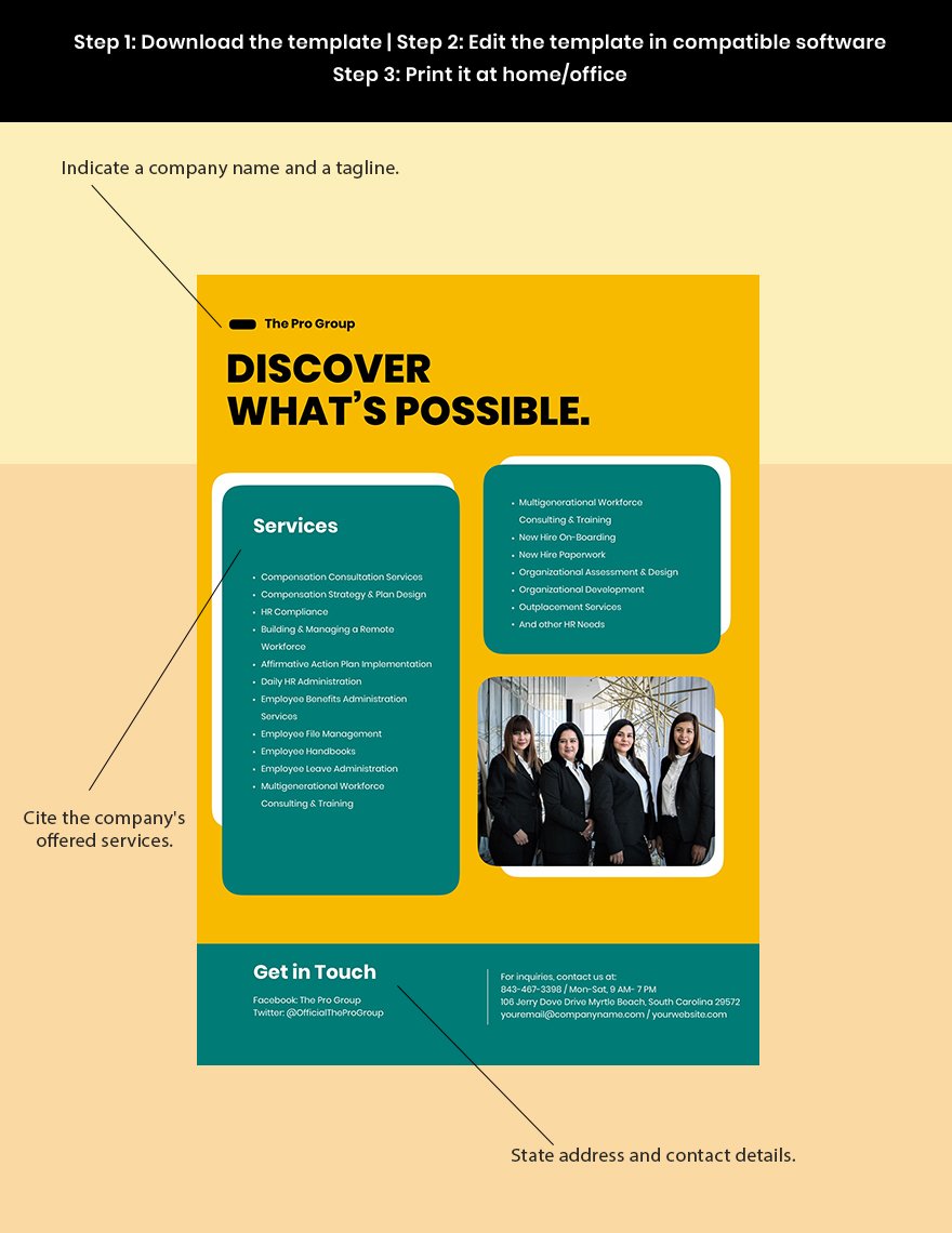 HR Consulting Flyer Template