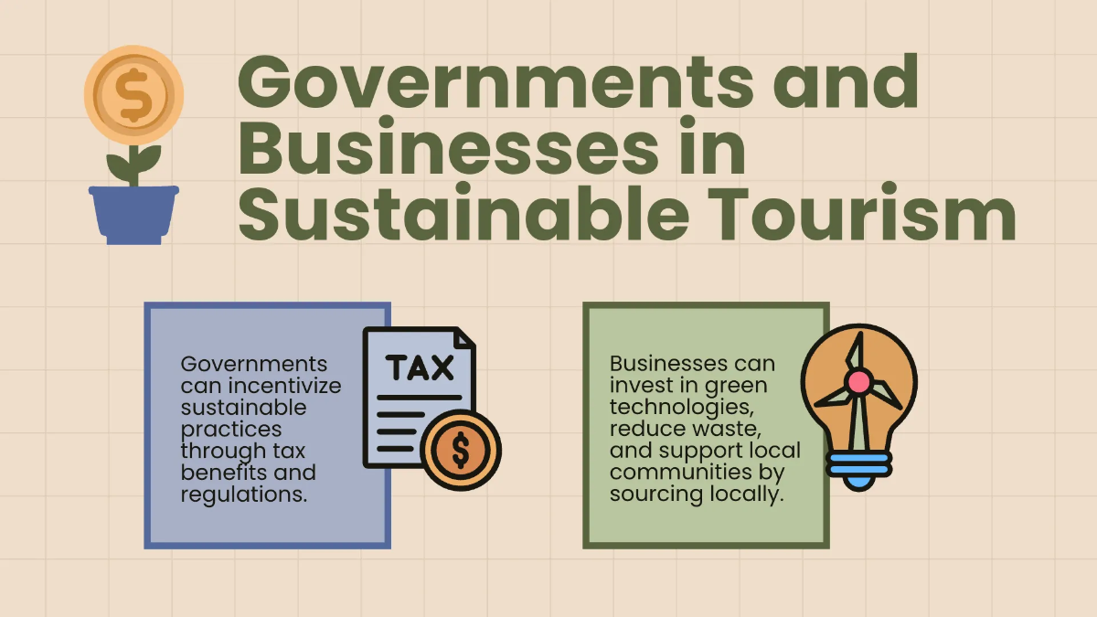 Free World Tourism Day Presentation Template to Edit Online