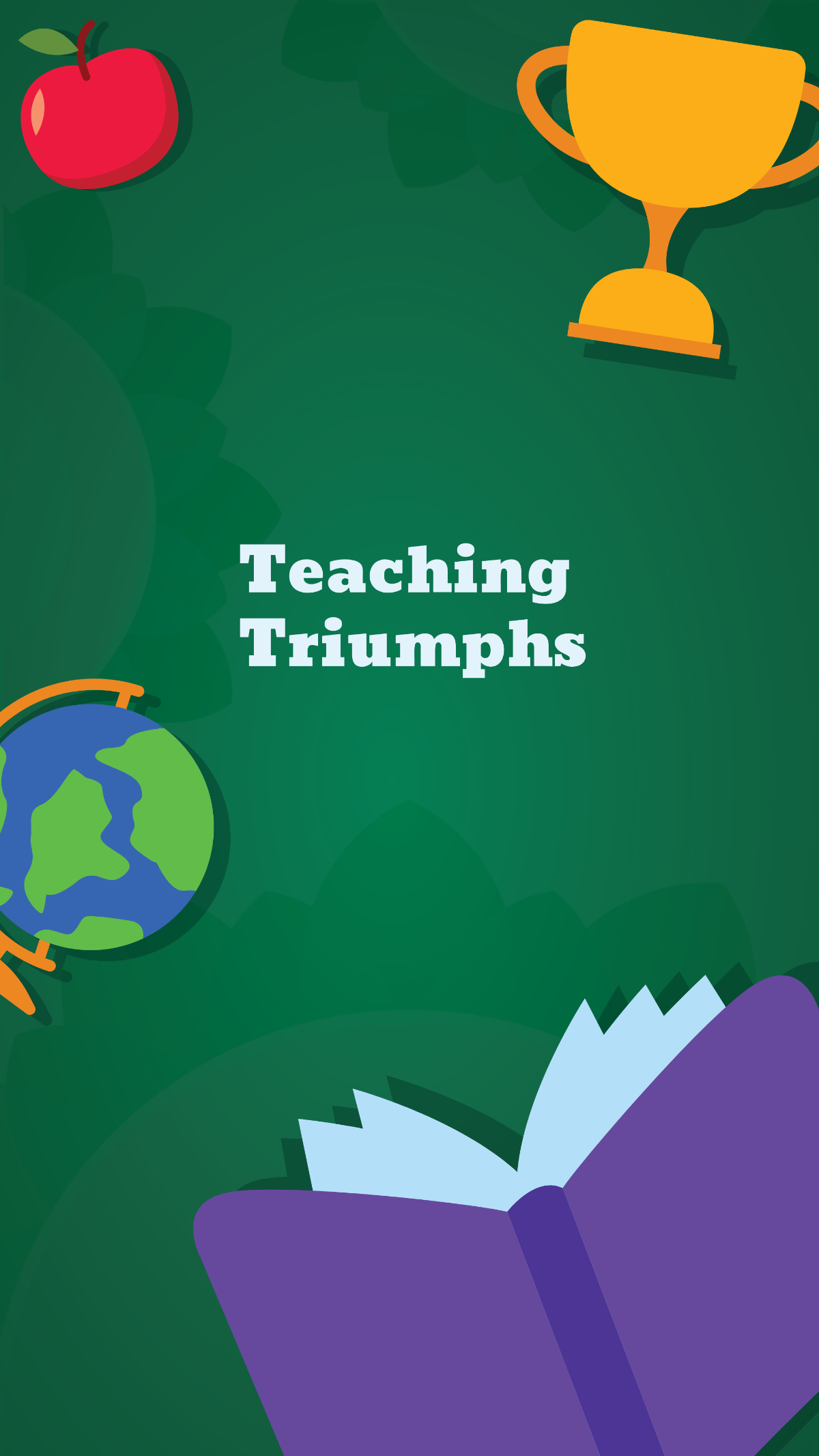 World Teachers' Day Wallpaper Template