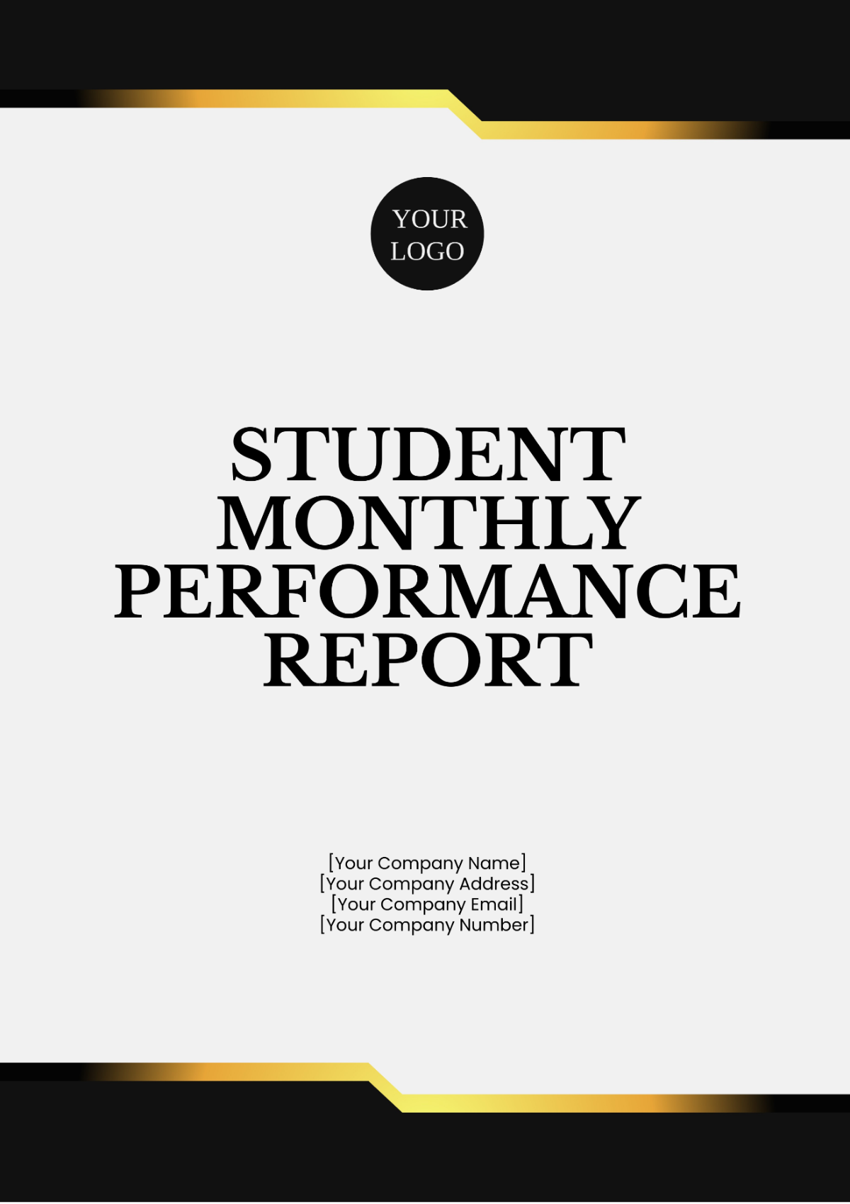 Free Student Daily Report Template to Edit Online