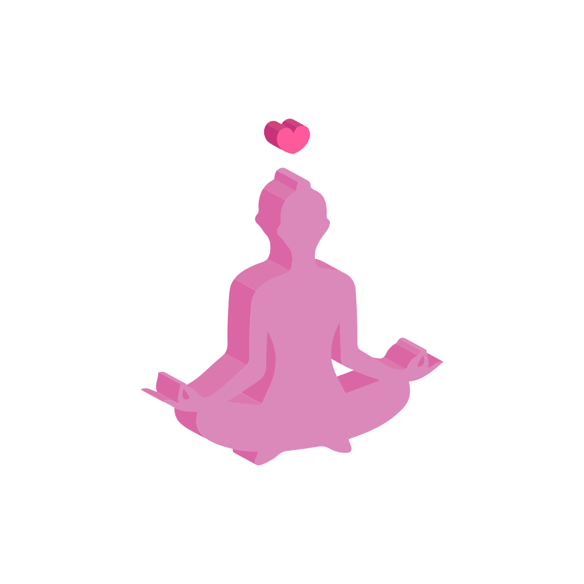 3D Yoga Clipart