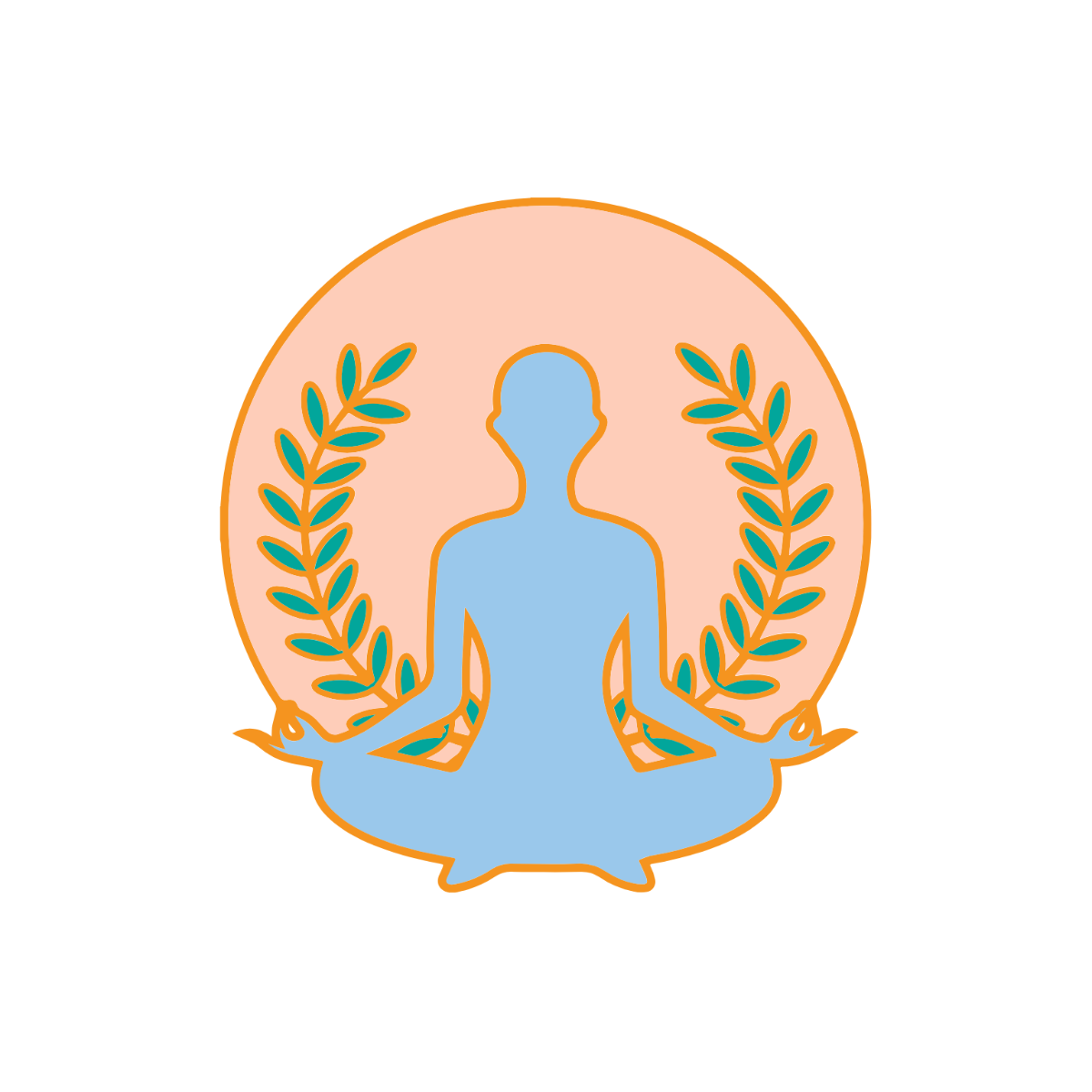 Minimalist Yoga Clipart