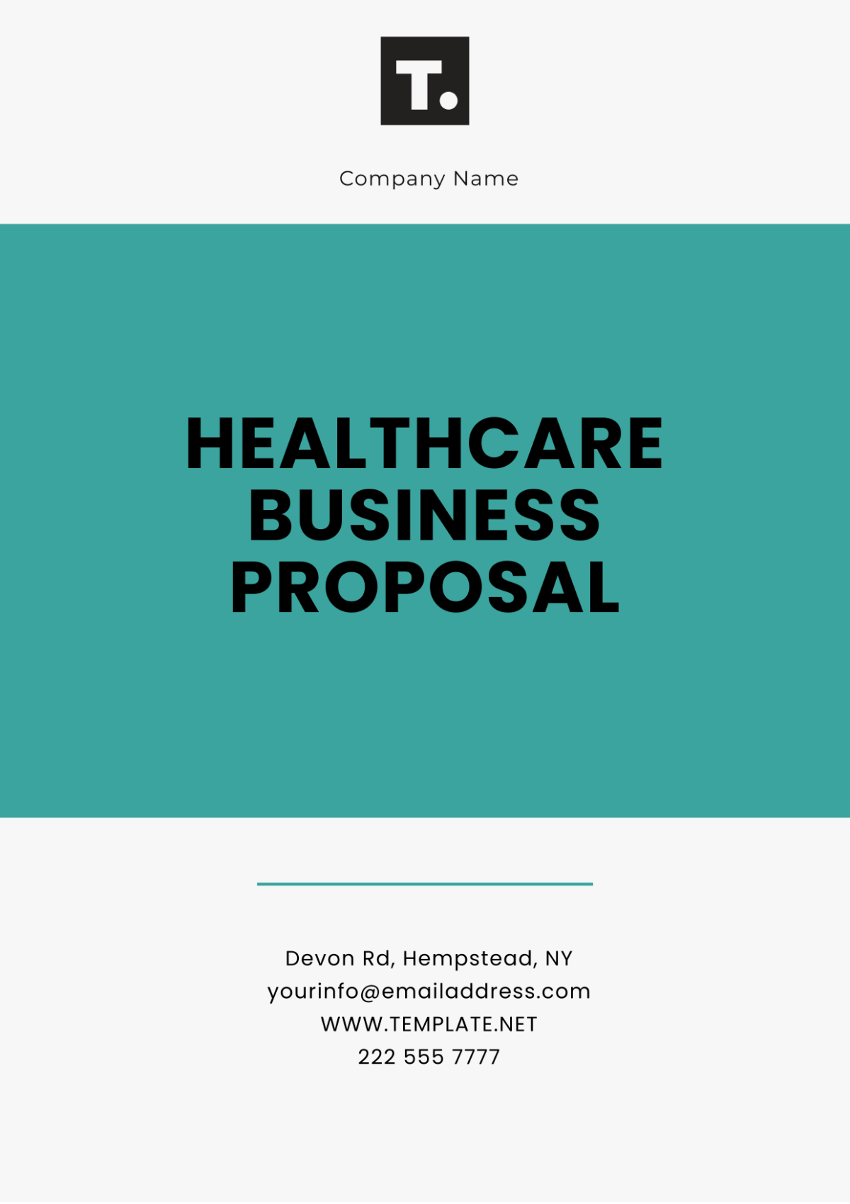 Healthcare Business Proposal Template - Edit Online & Download