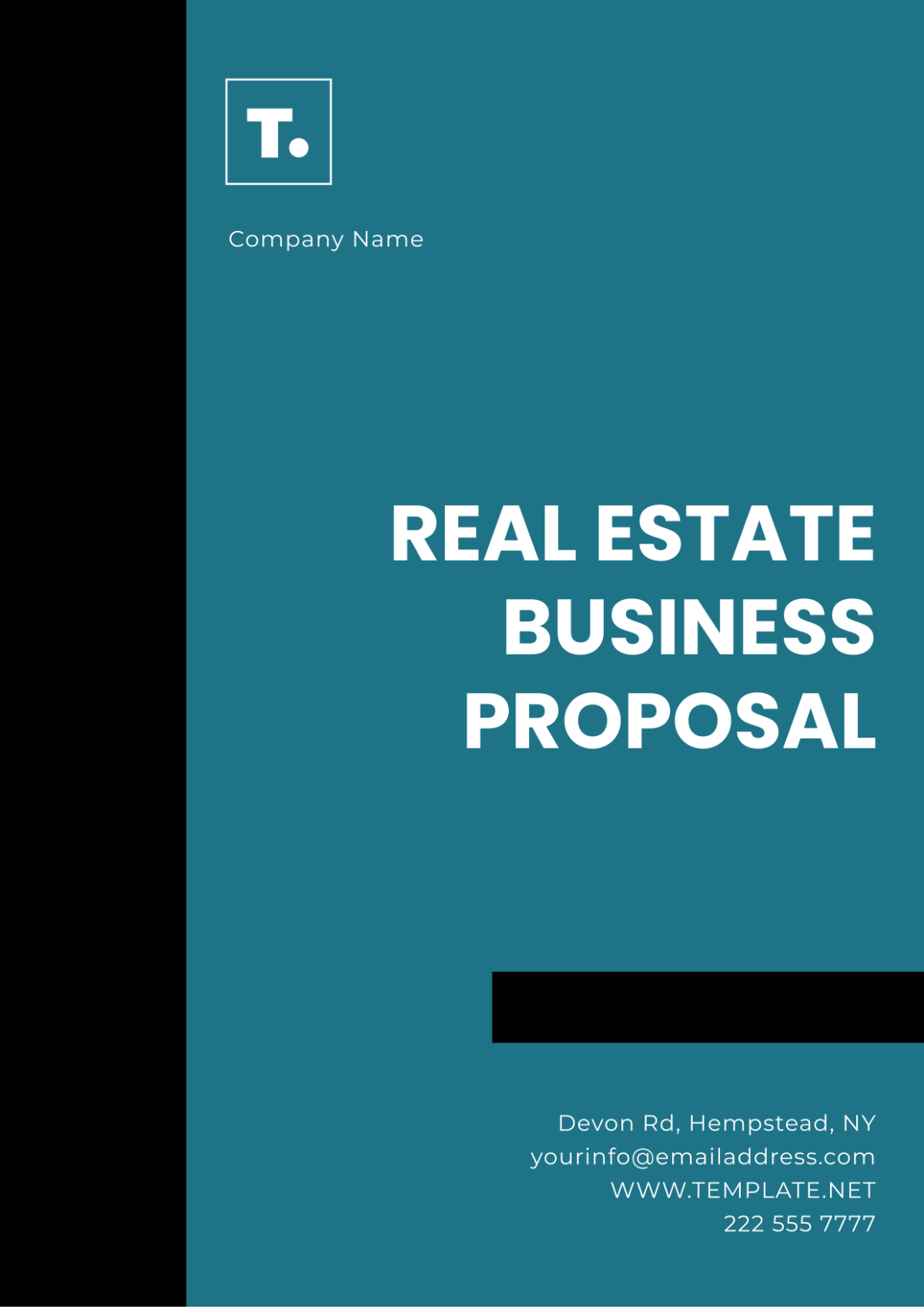 Real Estate Business Proposal Template - Edit Online & Download