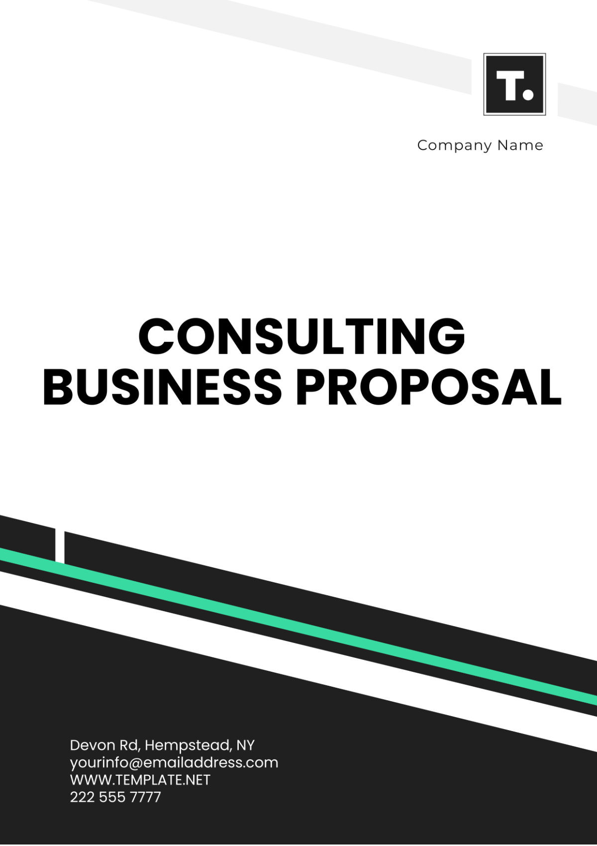 Consulting Business Proposal Template - Edit Online & Download