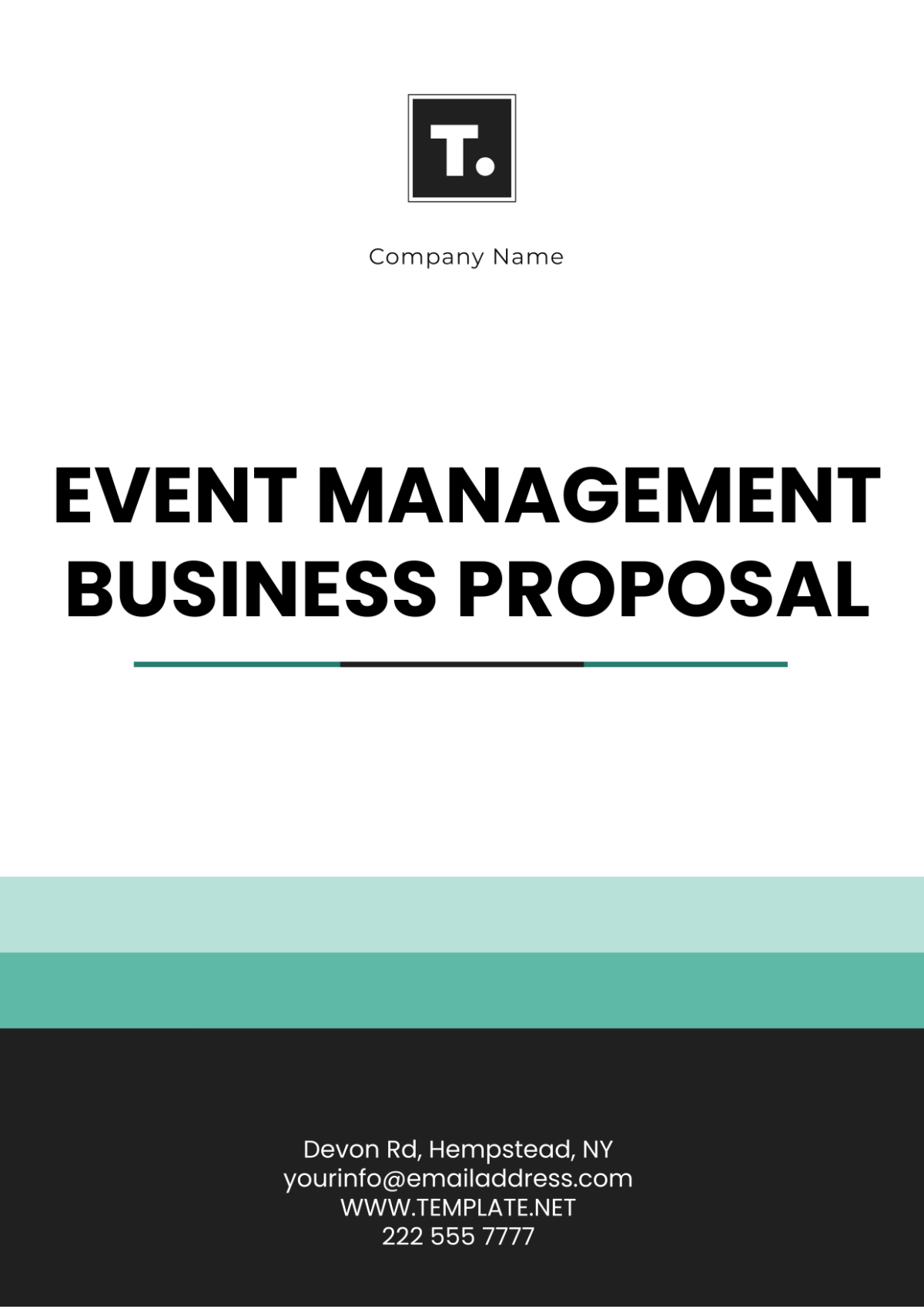 Event Management Business Proposal Template