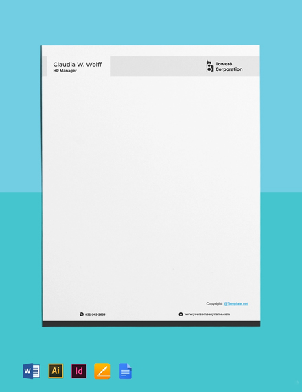 google docs letterhead