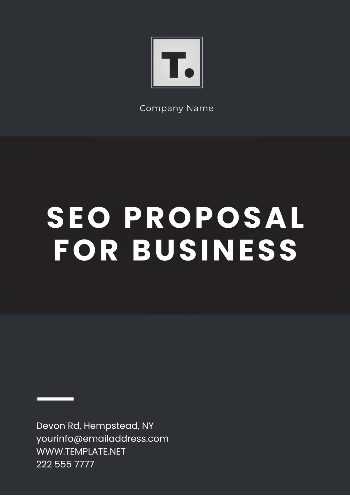 SEO Proposal For Business Template - Edit Online & Download