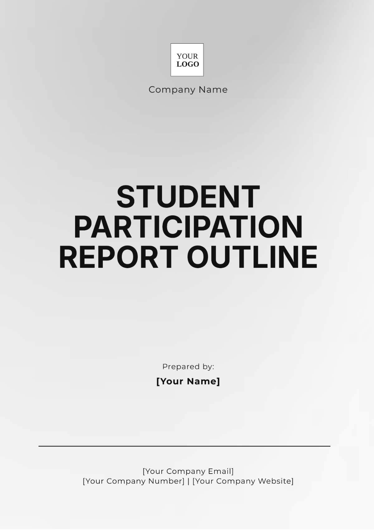 Free Sample Student Report Template to Edit Online