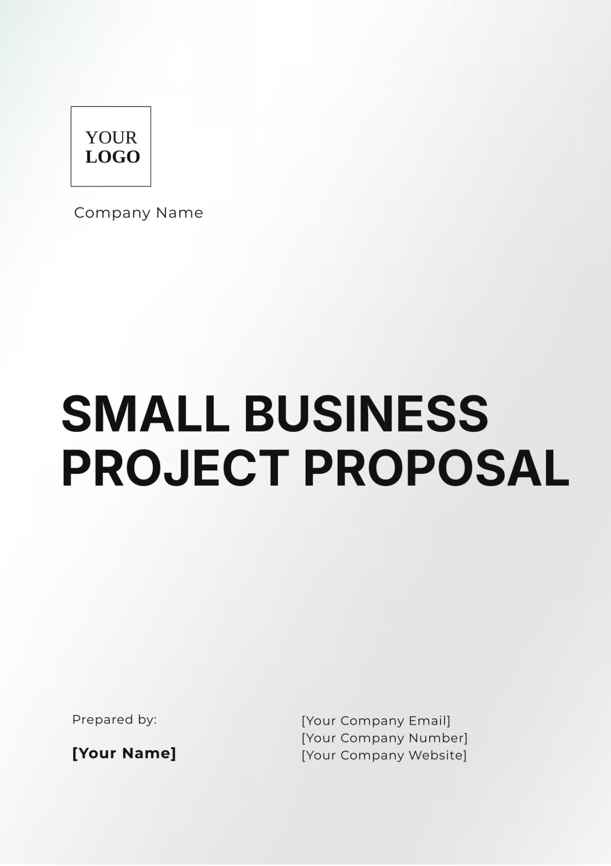 Small Business Project Proposal Template - Edit Online & Download