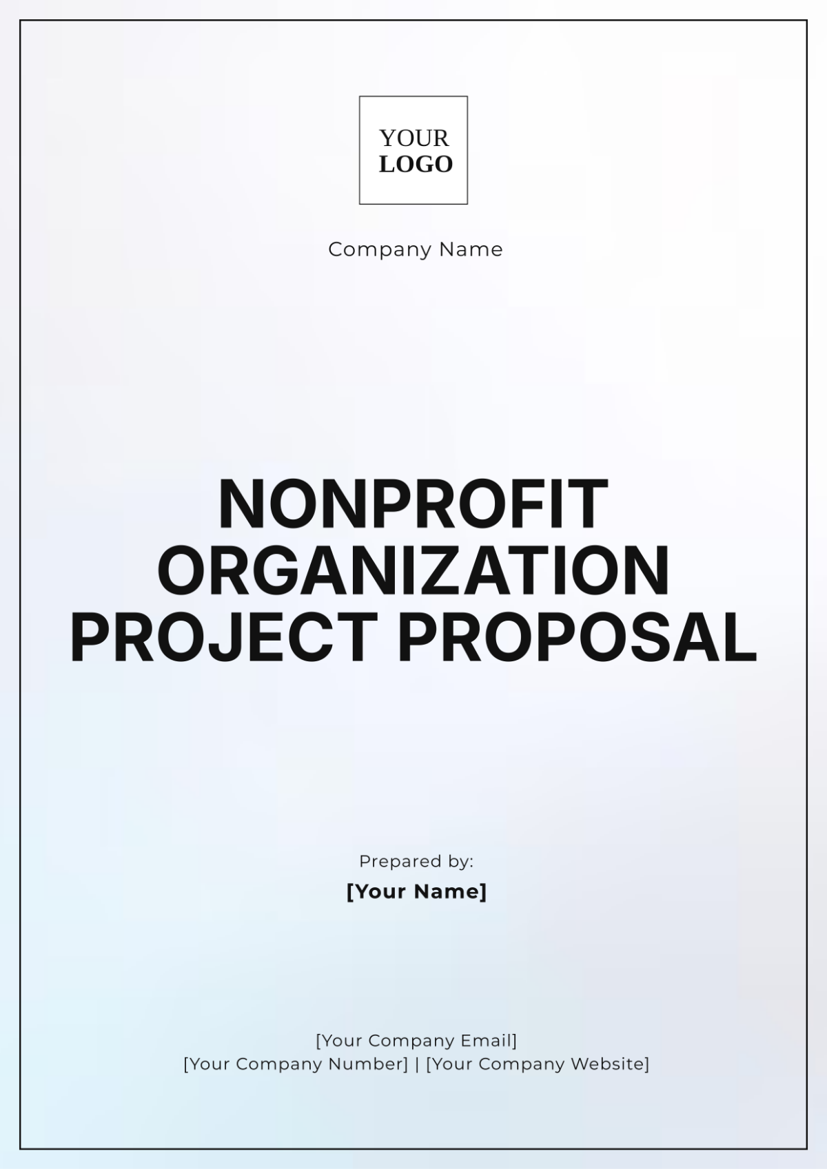 Nonprofit Organization Project Proposal Template - Edit Online & Download