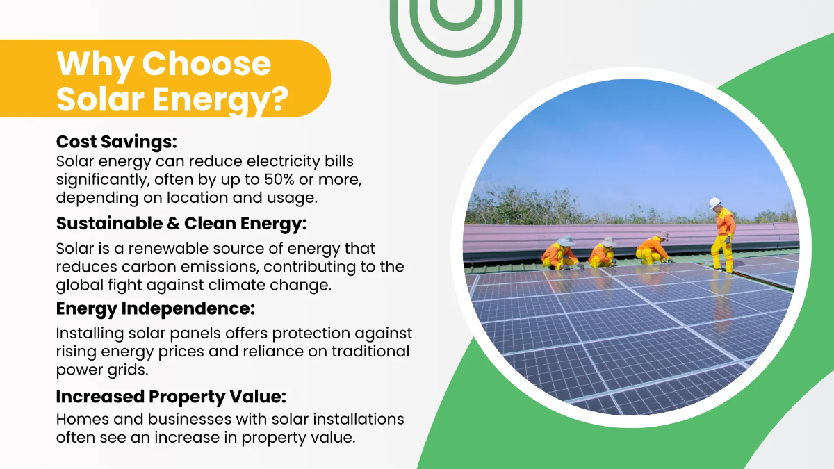 Free Solar Energy Presentation Template to Edit Online