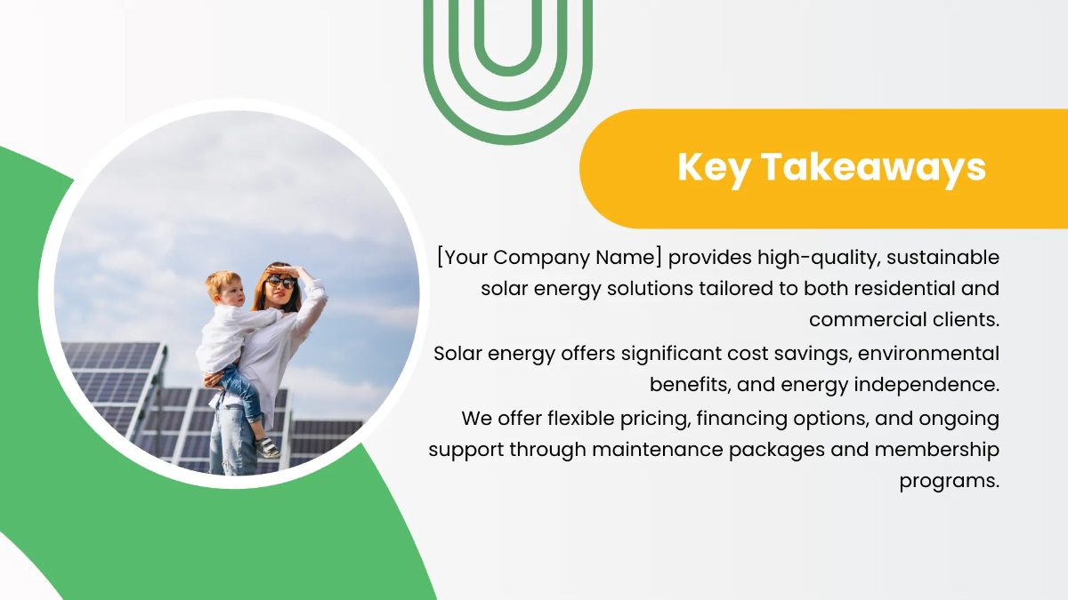 Free Solar Energy Presentation Template to Edit Online