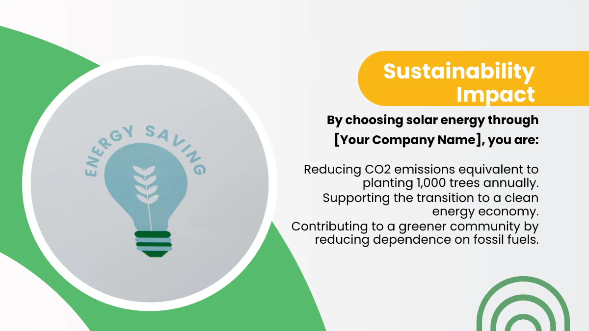 Free Solar Energy Presentation Template to Edit Online