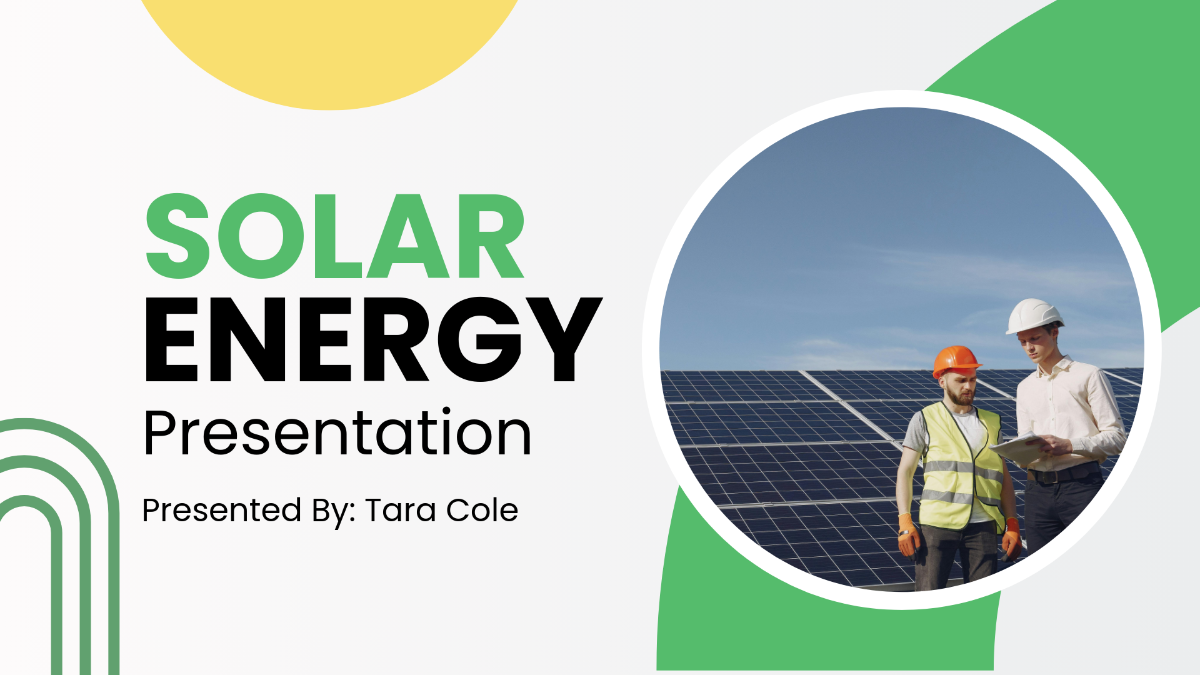 Solar Energy Presentation