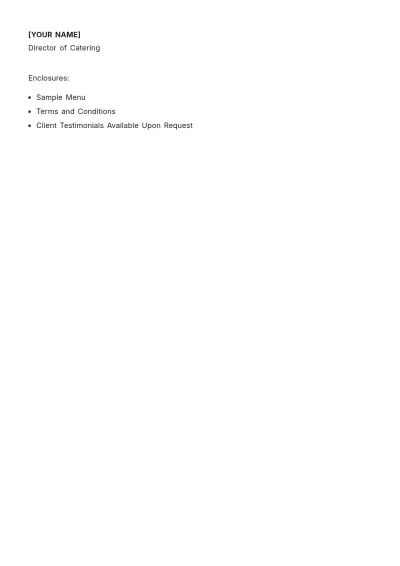 Free Event Vendor Proposal Letter Template to Edit Online