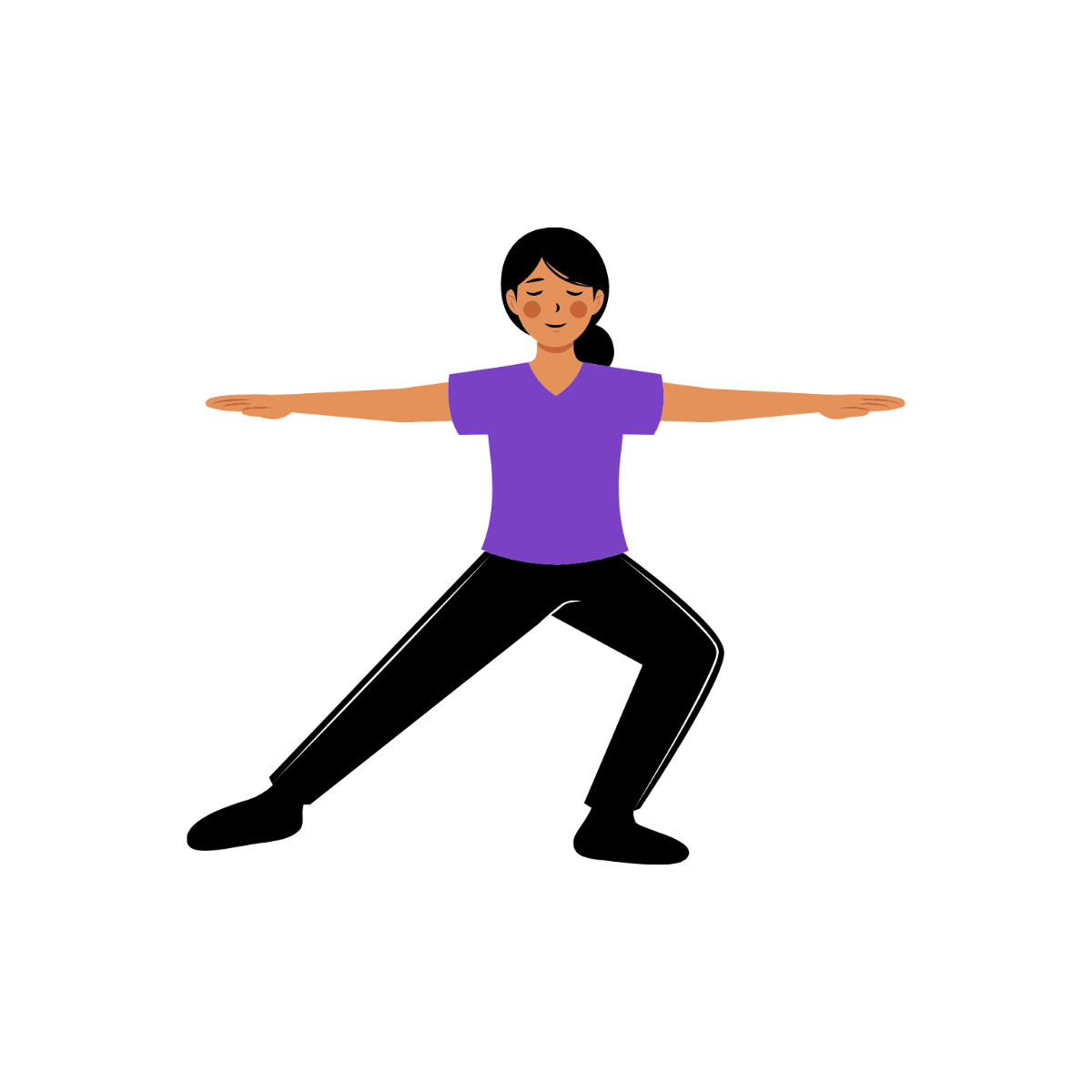 Simple Yoga Clipart - Edit Online | Template.net