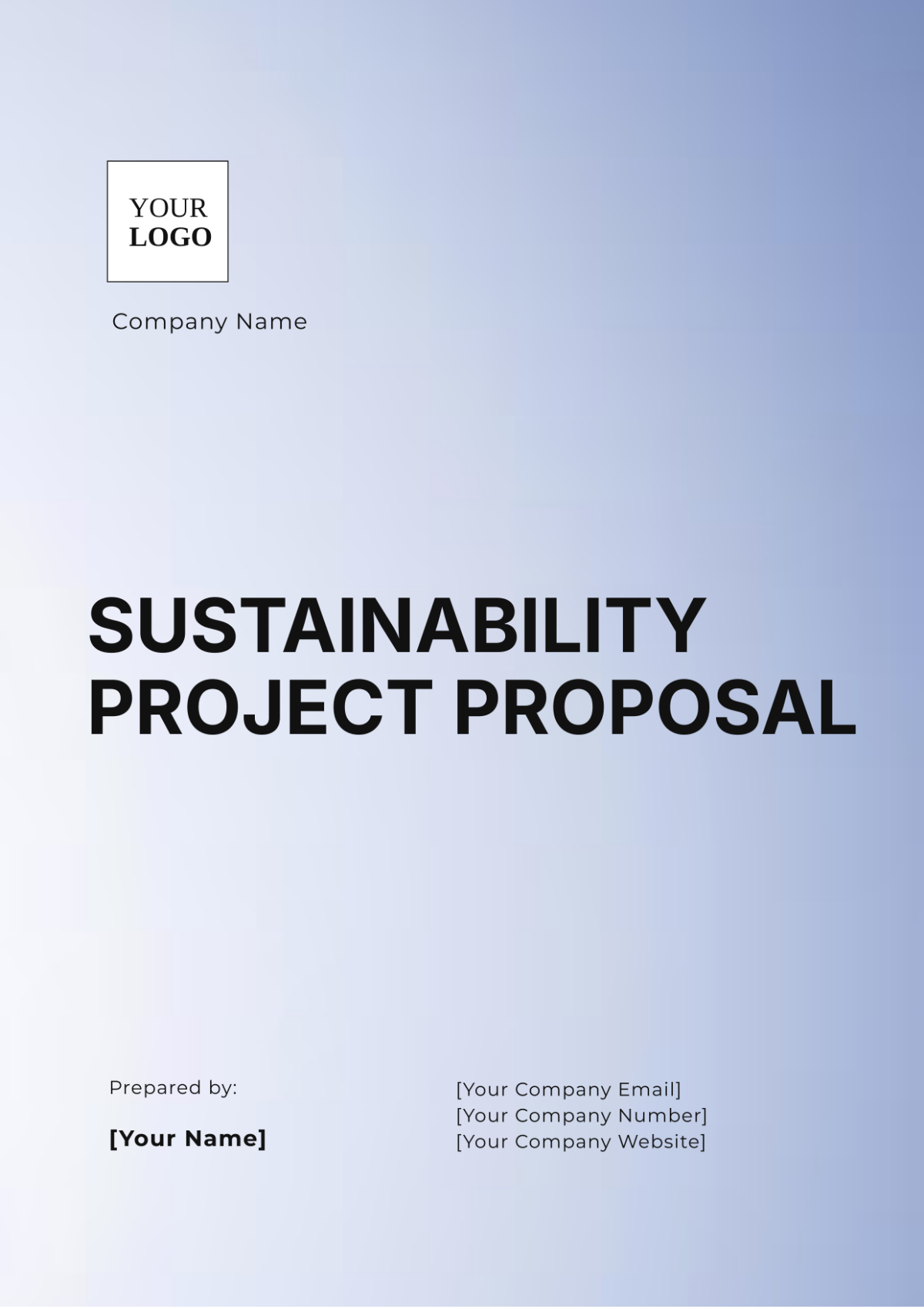 Sustainability Project Proposal Template - Edit Online & Download