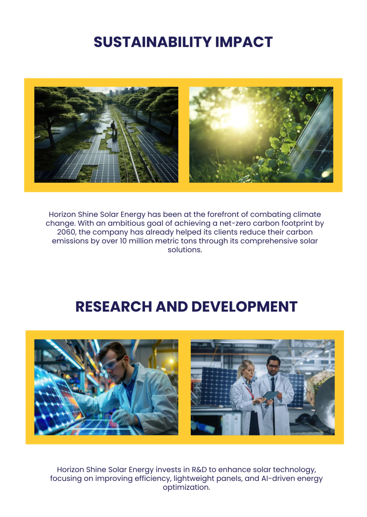 Free Solar Energy Profile Template to Edit Online