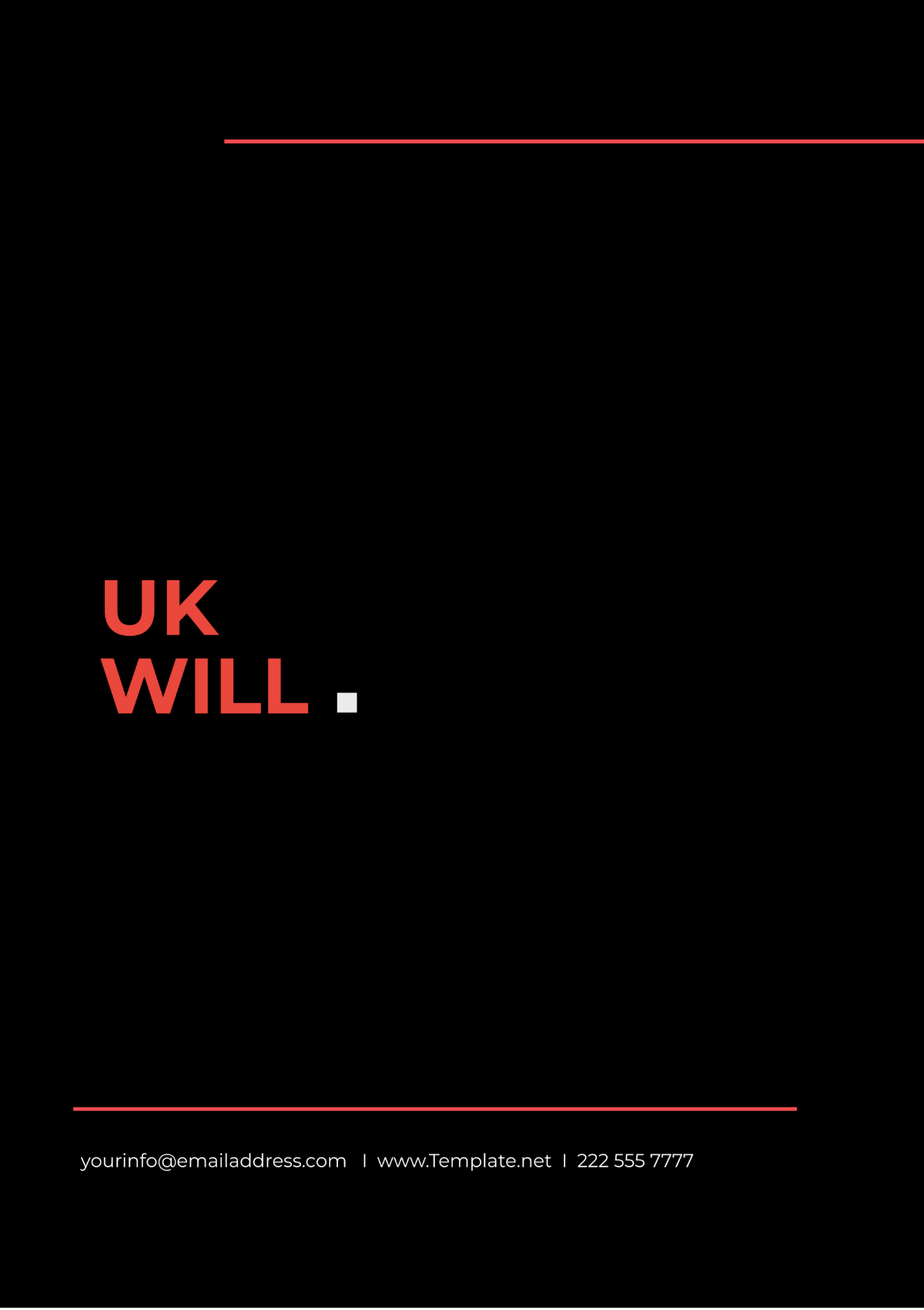 UK Will Template - Edit Online & Download