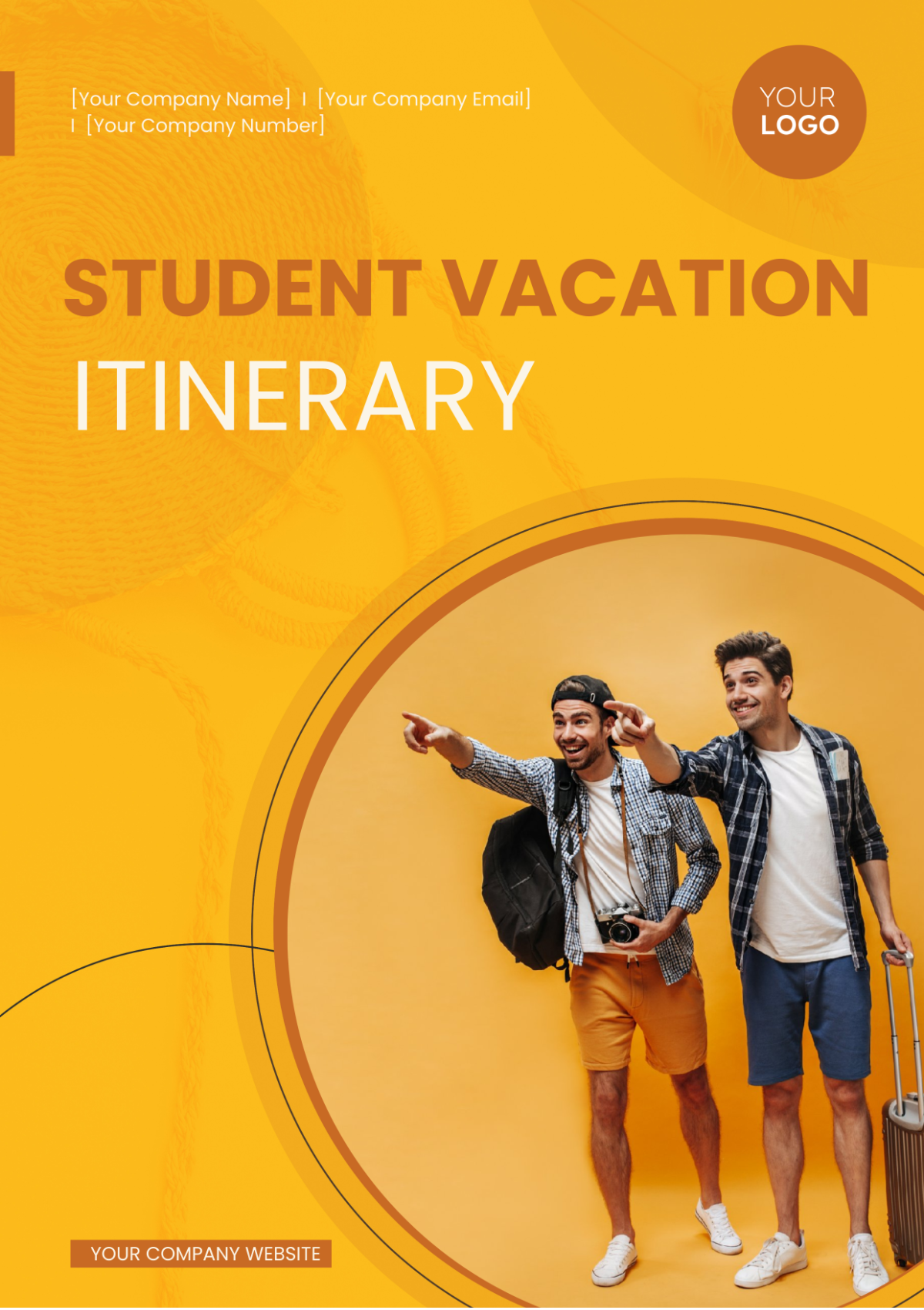 Student Vacation Itinerary Template - Edit Online & Download