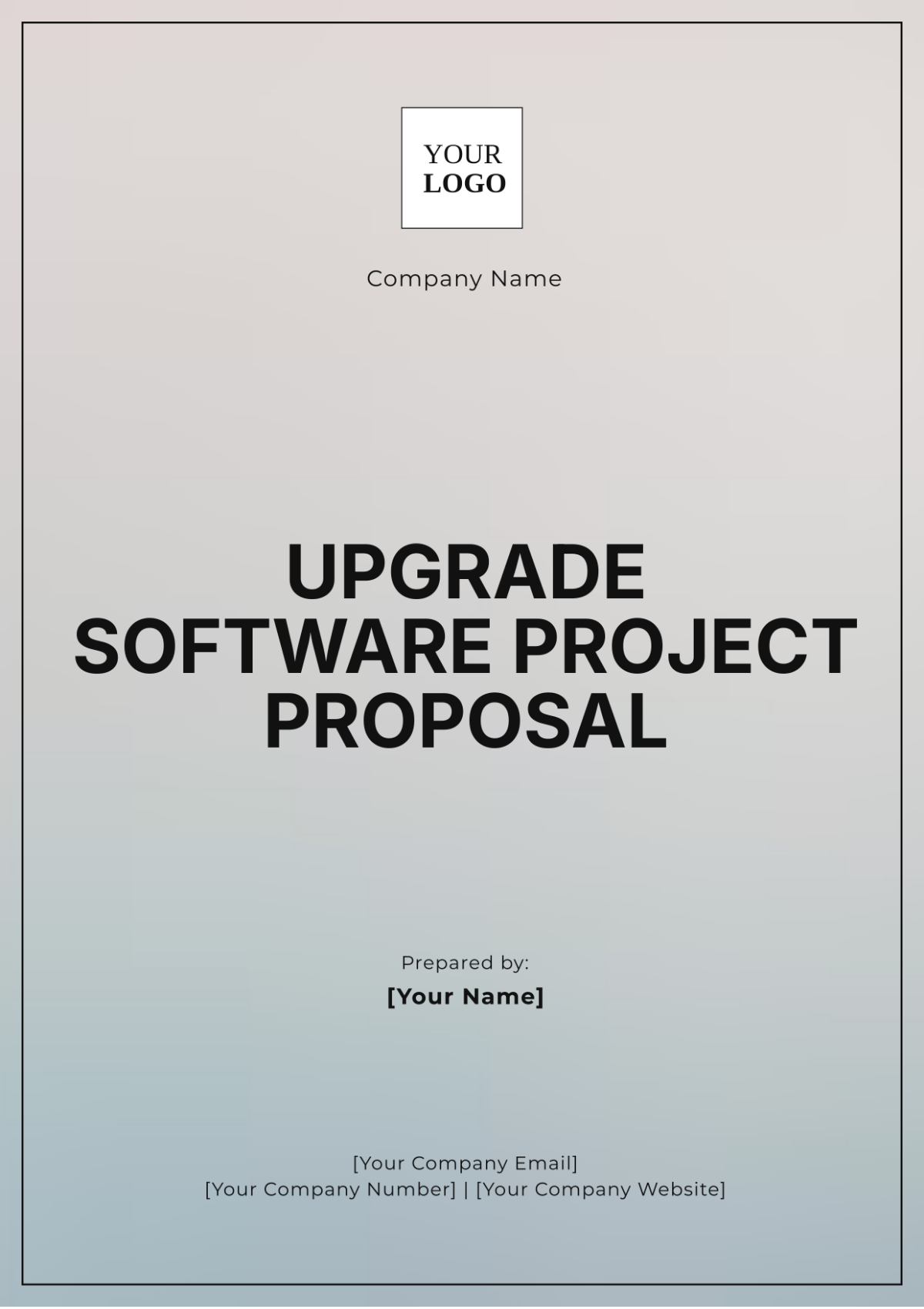 Free Software Proposal Templates Editable And Printable Free Software Proposal Templates Editable And Printable